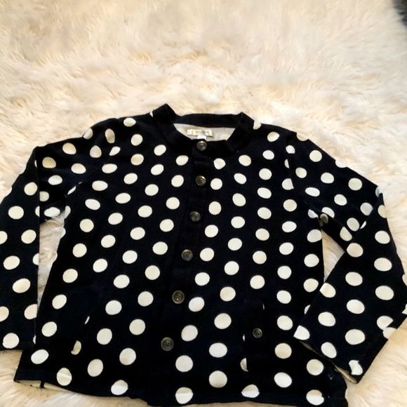 Liz Claiborne Sweaters - Liz Claiborne  polka dots cardigan sweater